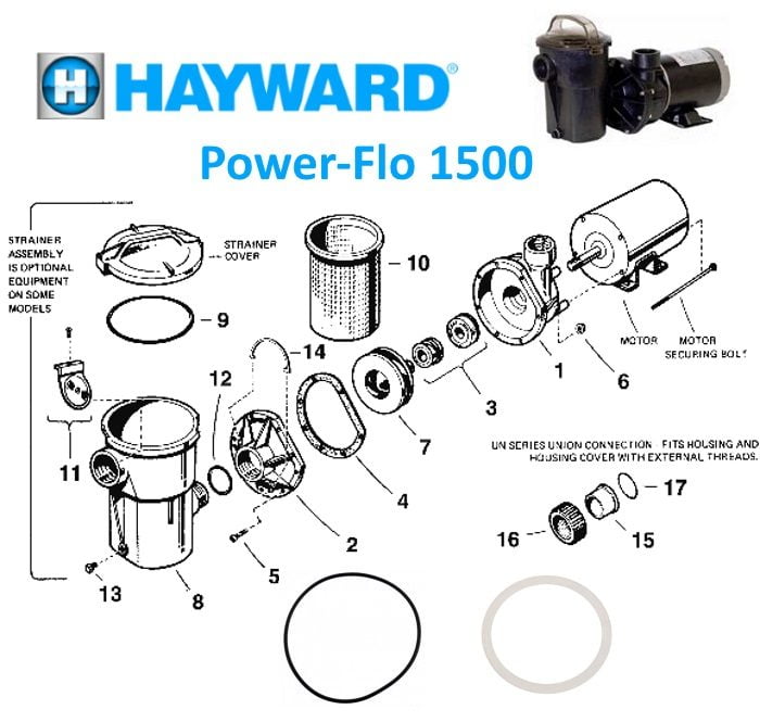Power-Flo SP1500 Pump Parts