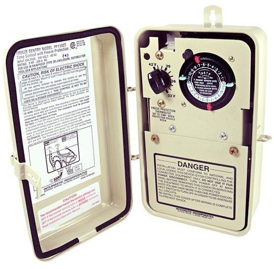 Intermatic Timer w/Freeze Guard, 240v (PF1102T)