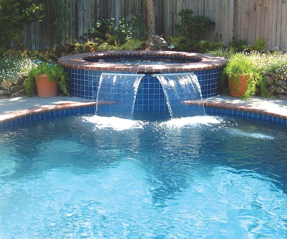 Jandy® Sheer Descent Waterfall, 18 in. x 1 in. Lip, Clear (1018CBF)
