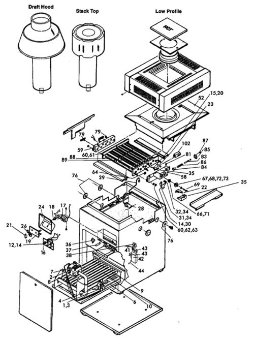 Jandy/Laars Series One EPC EPS Heater Parts