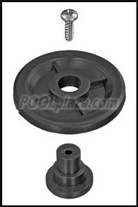 Jandy® Ray-vac™ side wheel kit, black (R0379800)