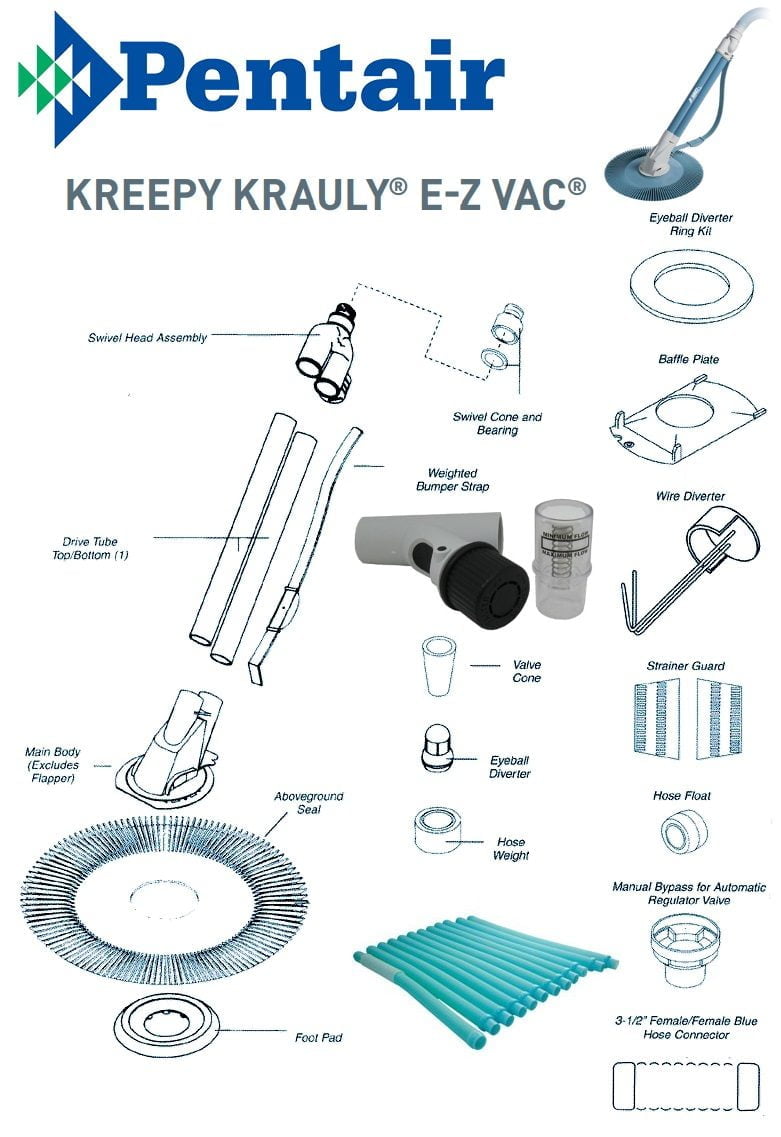 Kreepy Krauly EZ Vac Parts