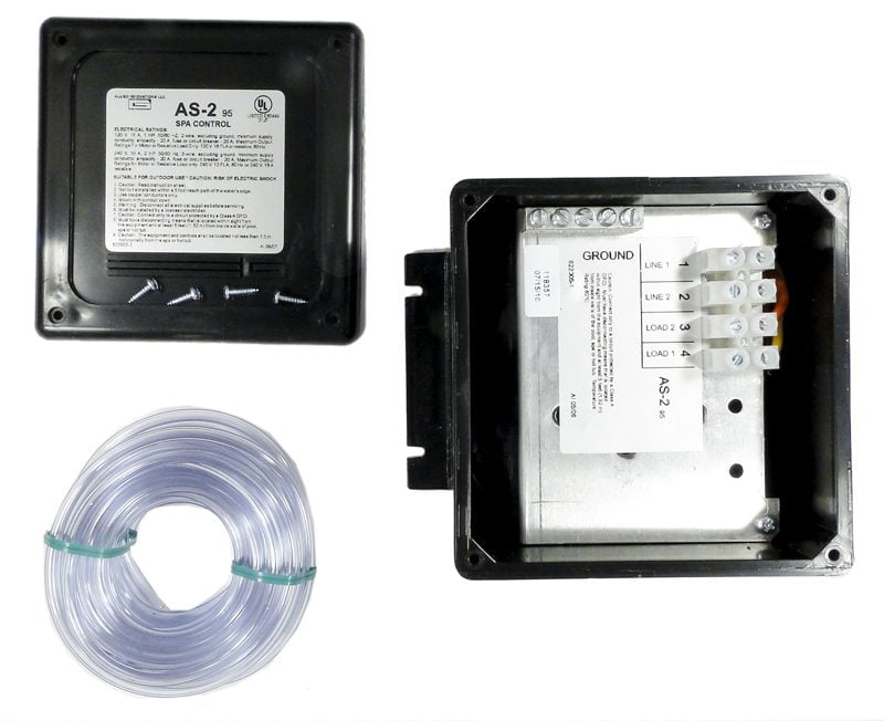 Len Gordon Air Switch w/tubing, 240v, 20 Amp, 2 HP (922005-001) - Obsolete