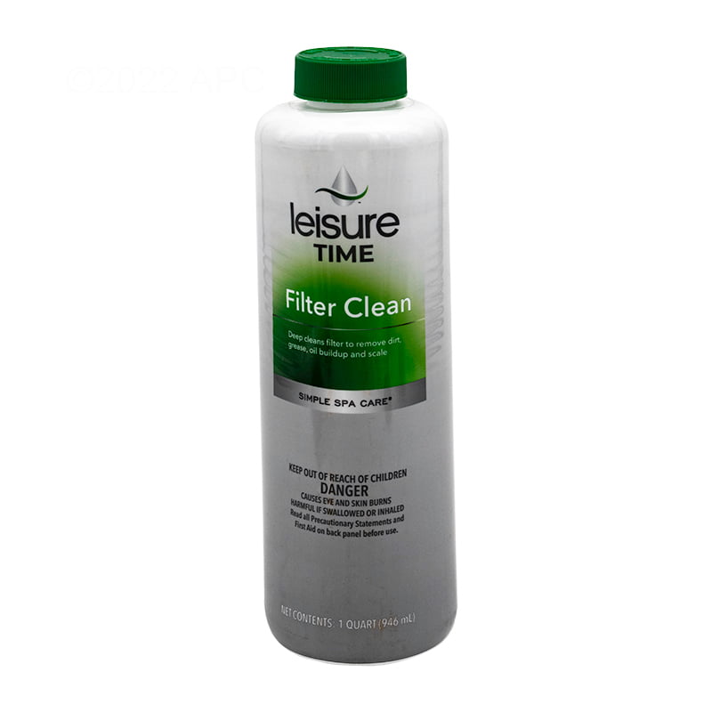 Leisure Time Spa Filter Cleaner, 1 Qt. Bottle (O)