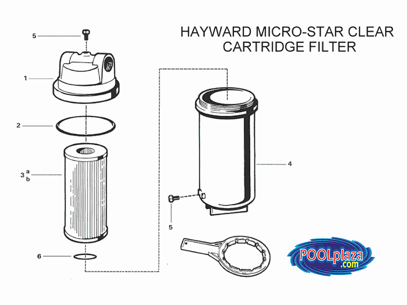 Hayward Micro Star Clear Filter Parts