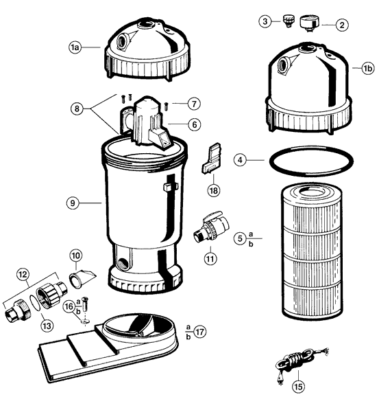 Hayward ASL Filter Parts