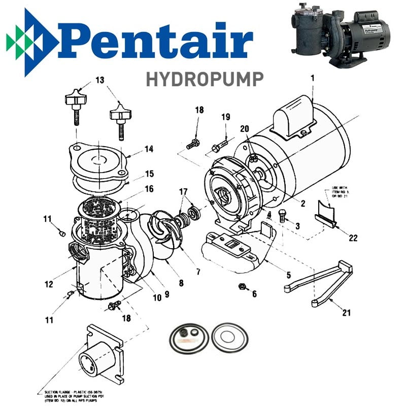 Pentair Hydropump Parts