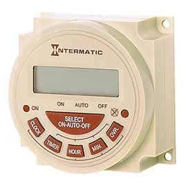 Intermatic Single Timeclock 24 Hr. PB Timer Electronic Replacement, 120v (PB313EK)
