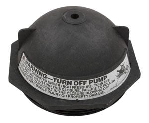Pentair Triton II Closure, Black, Buttress Thread (after 12/91) (154570)