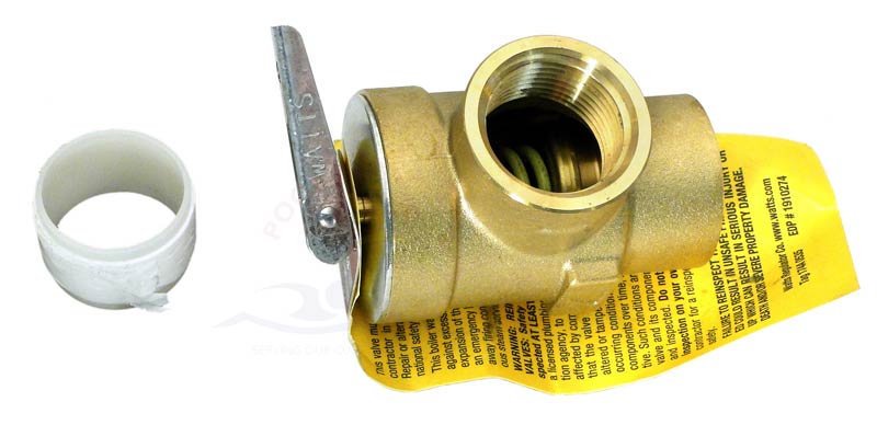 22 - Pentair MasterTemp Brass Pressure Relief Valve Kit (473715Z)