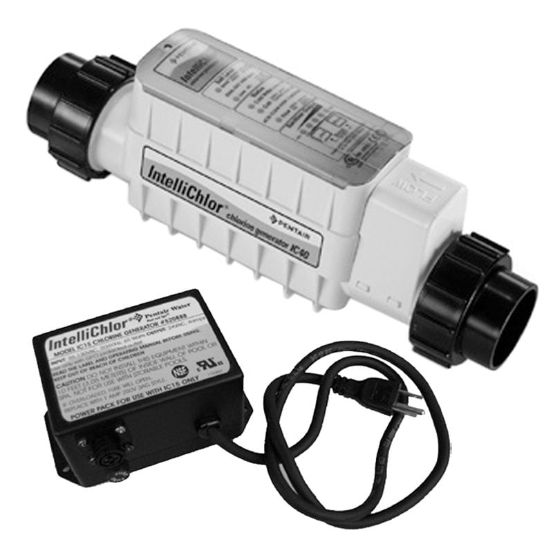 Pentair IntelliChlor IC15 Chlorine Generator, Above Ground Pools (up to15k gal) 115v (520888)