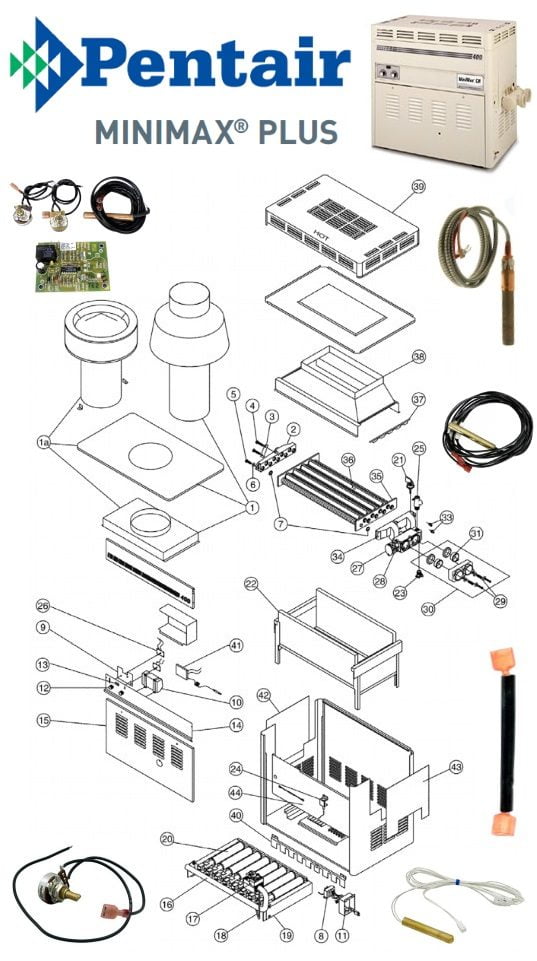 Pentair MIniMax Plus Heater Parts