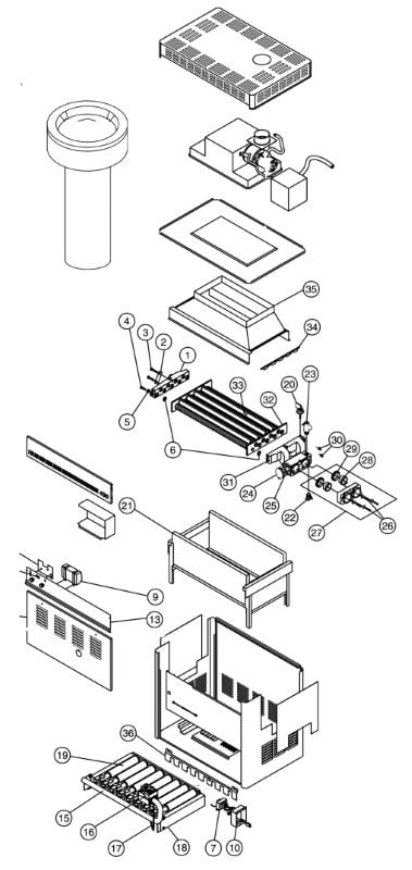 Pentair PowerMax Heater Parts