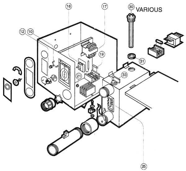 Hayward PSE Electric Heater Parts