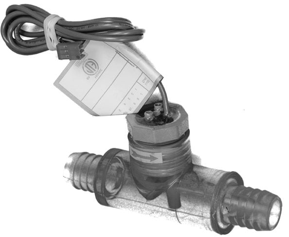 Harwil Flow Switch, 1/2" MPT for LA Spas (Q12DSCSLA)