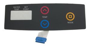 Raypak 2100 Control Bezel Switch Decal-Membrane, IID (009492F)