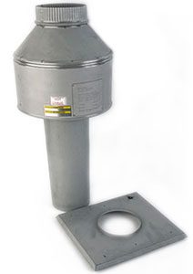 Raypak 2100 Indoor Stack Kit w/Inner Adapter Panel, 266 & 267 Models (009839)