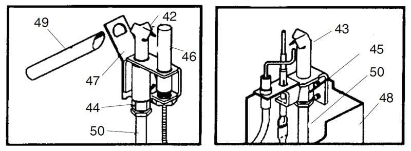 Raypak 2100 Heater Pilot Parts