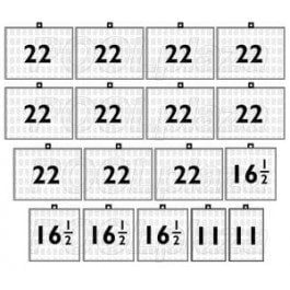 Full Set of Grids for Swimquip/Sta-Rite DEP 83 Sq. Ft. DE Filter (DEP83-set) (flat,18 inches Tall) - Obsolete