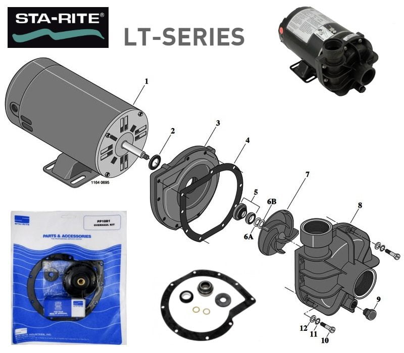 Sta-Rite LT-Series Pump Parts