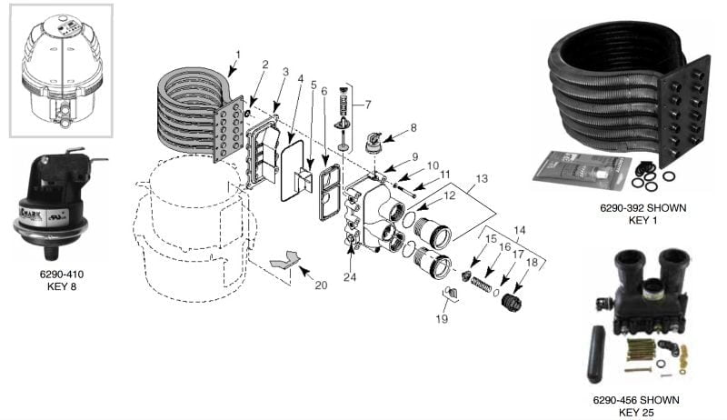 Sta-Rite Max-E-Therm Heater Parts