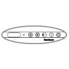 Sundance 780 Spa Topside Control Panel, 1 Pump, 2007 & After (6600-881)