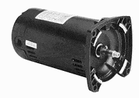 A.O. Smith Square Flange Motor, Up Rated, 2.5 HP, Energy Efficient, 1.00 SF, 230v (USQ1252)