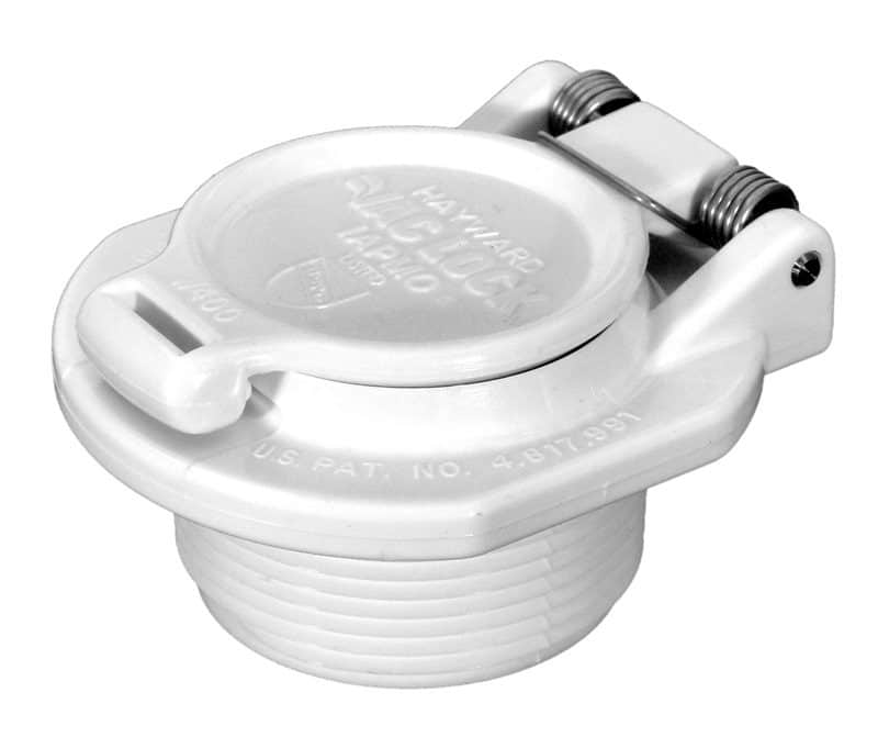 Hayward Vac Lock Suction Fitting, 1.5 in MPT White (W400AWHP) now (W400BWHP)