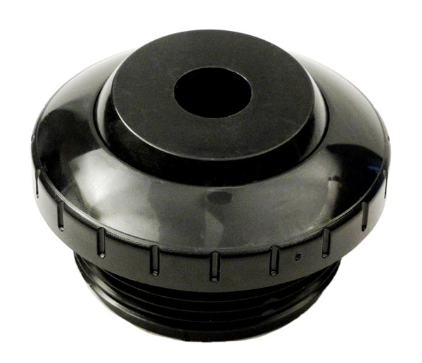 Spa Jets 1.5 in MPT Black Eyeball w 1/2in Hole (400-1411C)