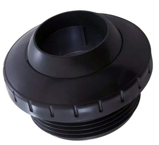 Spa Jets 1.5 in MPT Dk Gray Eyeball w 1in Hole (400-1419EB-DKG)