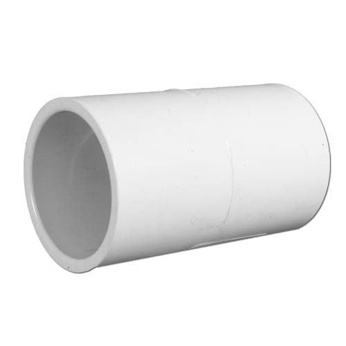 WaterWay PVC Pipe Coupling, 1.5 in. S x S, White (419-4000)