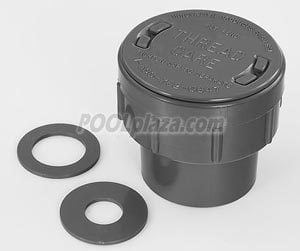 Polaris® Caretaker Return Inlet, Threaded, 1.5 in. Dark Gray (3-3-113)