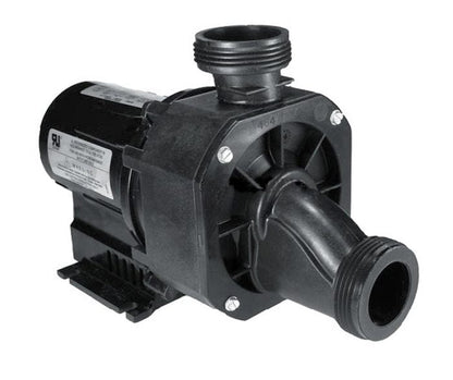 HydroAir Gemini Plus II Bath Pump, .75 HP, 230V, 1.5" Ports, w/Air Switch (0034F88C)