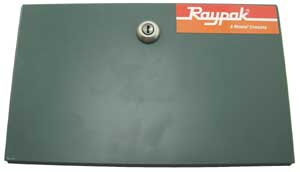 Raypak RP2100 Millivolt Heater, Poolstat Cover/Lock (005198) - Obsolete