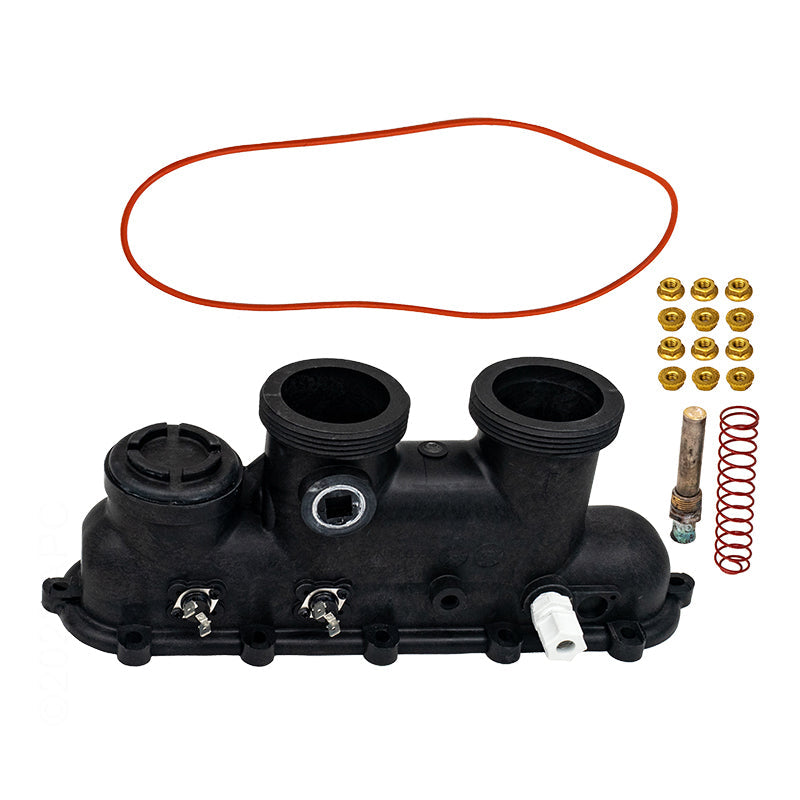 Raypak In Out Capron Header Assembly with Gasket - 006827F