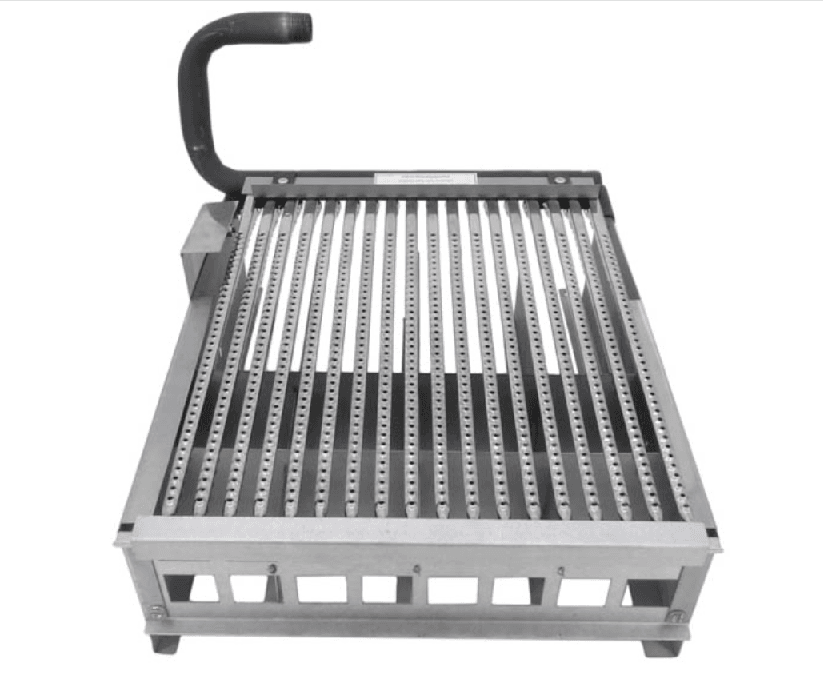 Raypak Burner tray with burners and orifices but not gas valve 010392F