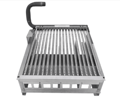 Raypak Burner tray with burners and orifices but not gas valve 010392F