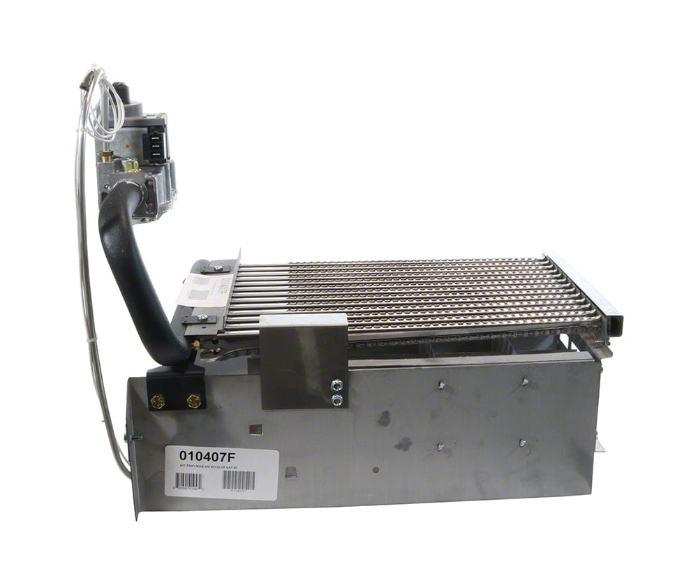 Raypak 010407F Burner Tray with Natural Gas Valve For 206A IID