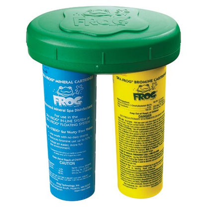 King Technologies SpaFrog Dual Floater, Mineral Cartridge & 1" Bromine Feeder (01-14-3882) - Obsolete