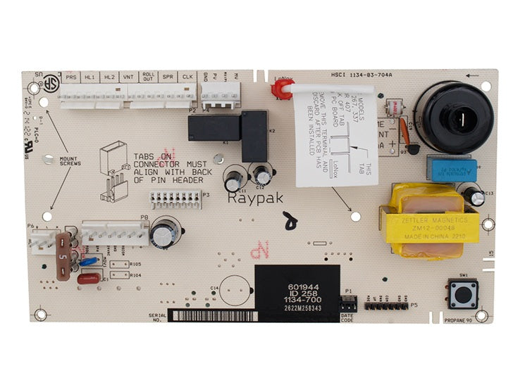 Raypak Pool/Spa Heater Pc Board Controller | 100-10000345