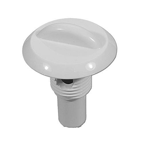 HydroAir Air Control Stem Assy, Top Access, 1/2", White (10-2208)
