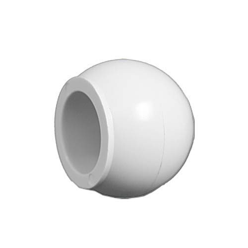 HydroAir Hydo-Jet Standard Eyeball Assembly w/Retaining Ring, White (10-3808-WHT)