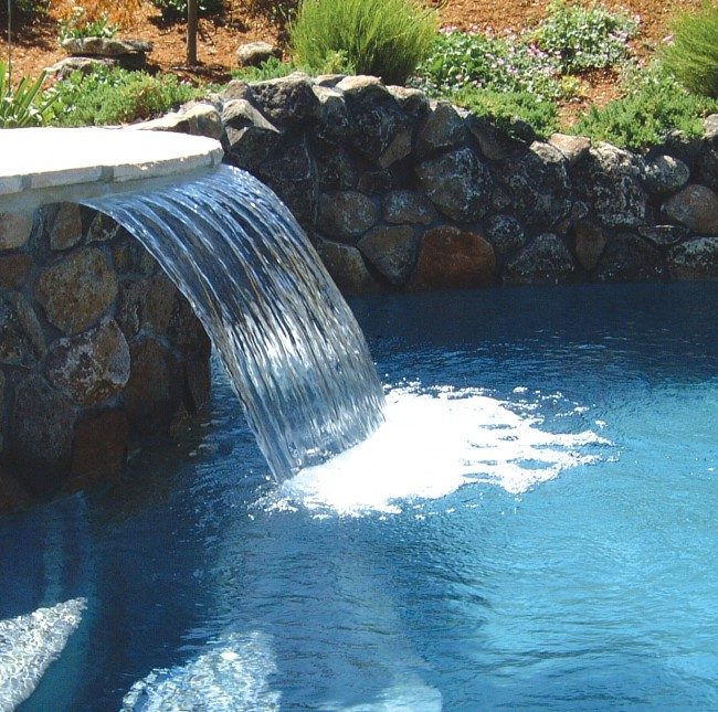Jandy® Sheer Descent Waterfall, 12 in. x 1 in. Lip, Clear (1001CBF)
