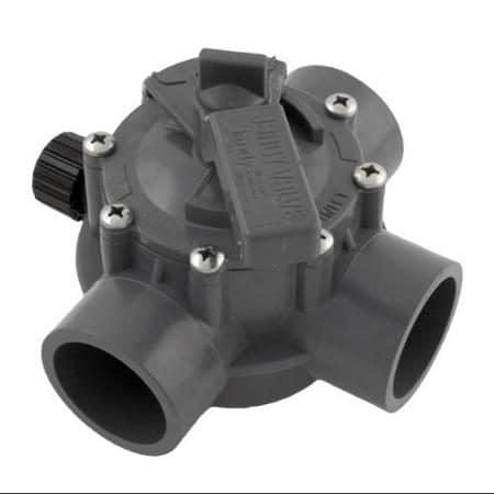 Jandy® Valve, Grey, 3 Port, 1.5 in. by 2.0 in. (1154)