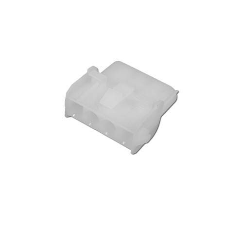 Wiring Receptacle, 4 Pin Amp, Female, White (1-480703)