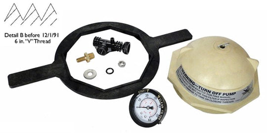 Pentair Triton II Closure Kit, V Thread, Before Dec. 1, 1991 (154697)