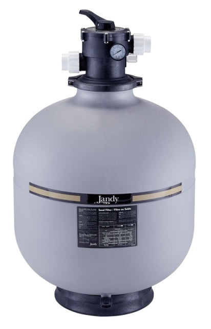 JandyTop-Mount Sand Filter, 24 inch Tank, w/2 inch 7-position BW Valve (SFTM24-2.0)