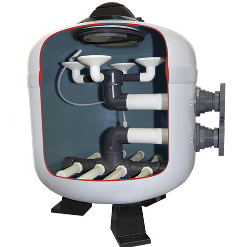 Hayward Next Gen. Commercial Sand Filter, 36 in. Tank, 7.2 Sq. Ft., 3 in. Threaded Bulkhead (HCF363T) - Obsolete