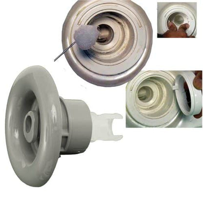 HydroAir Adjustable VSR Jet Internal, 5" Face, 5 Scallop, Gray (16-5810-GRY)