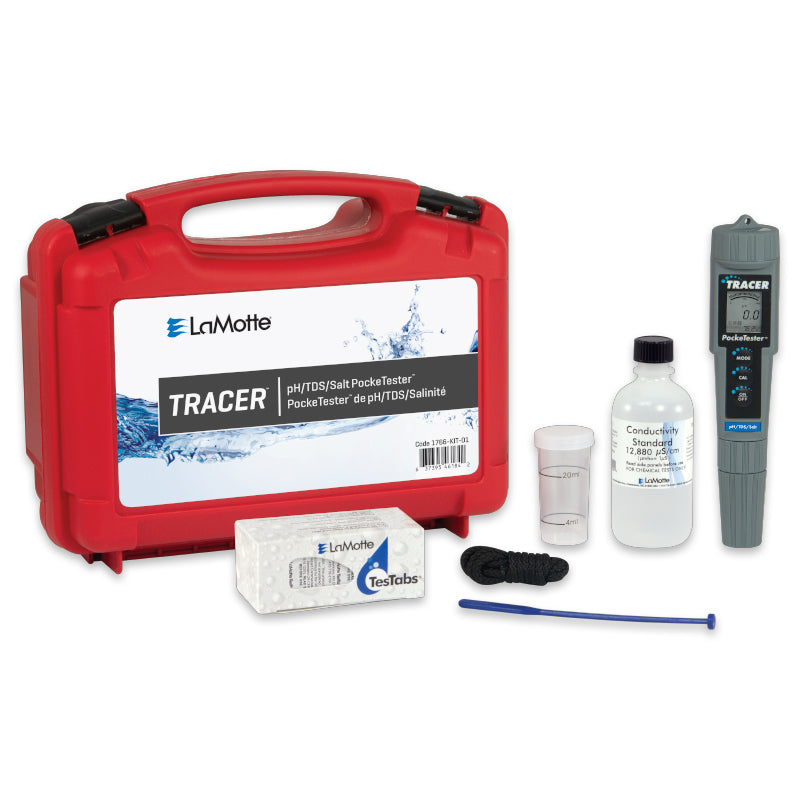 LaMotte Pocketester Tracer Kit Salt/ph/tds/temp - 1766-KIT-01